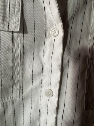 Camisa blanca rayas XL Primark