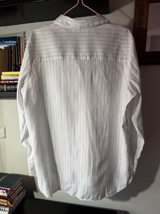 Camisa blanca rayas XL Primark