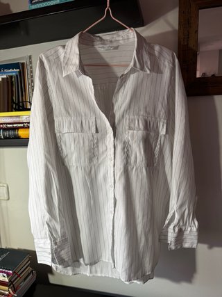 Camisa blanca rayas XL Primark