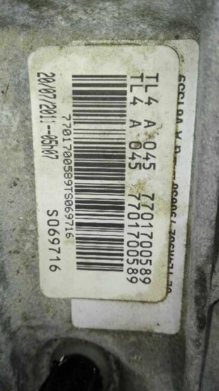 Caja de cambios renault 285982 tl4a045 megane iii