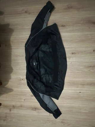 Chaqueta Moto BMW Negra y Gris
