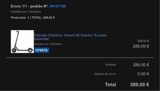 (Negociable) Patinete eléctrico Xiaomi