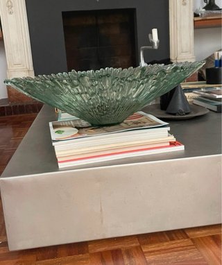 Bol Grande Decorativo Vintage Cristal