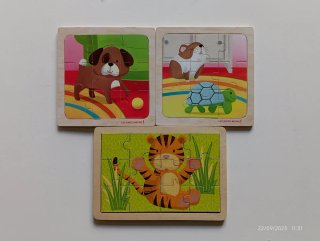 Puzzles de madera infantiles