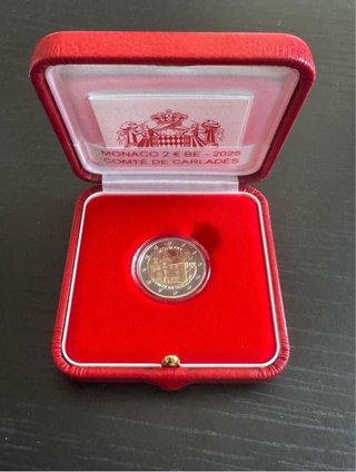 Lote 2 monedas 2€ Monaco: 2023 + 2025 (Carladès)