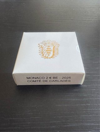 Lote 2 monedas 2€ Monaco: 2023 + 2025 (Carladès)