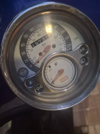 Moto Scooter Aprilia Azul