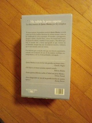 Javier Marías. Tu rostro mañana, pack 3