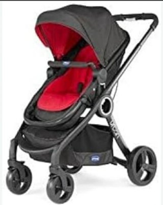Carro de bebé Chicco Urban negro y rojo