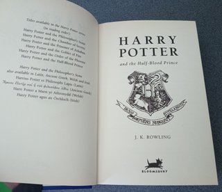Harry Potter And The Half Blood Prince