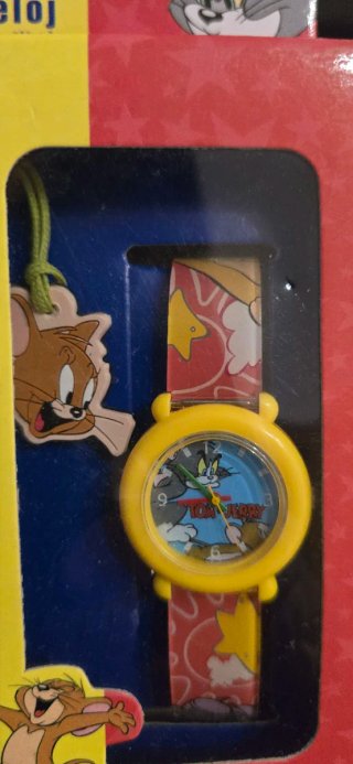 Orologio per bambini Tom & Jerry con disegno