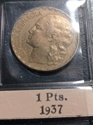 1 Peseta República Española 1937