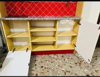 Cocina de juguete de madera infantil