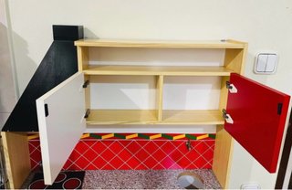 Cocina de juguete de madera infantil