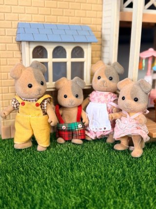 Perros Sylvanian Familia Vintage