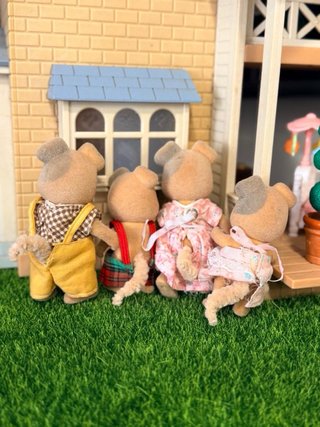 Perros Sylvanian Familia Vintage