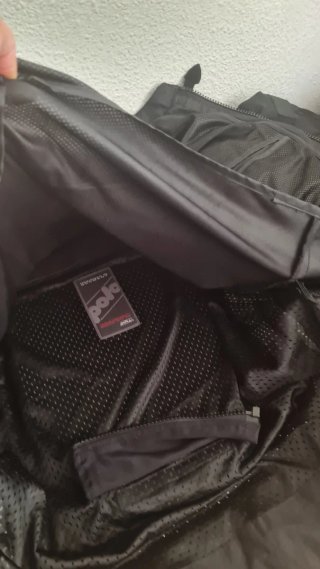 Chaqueta Moto FLM Hombre Negra