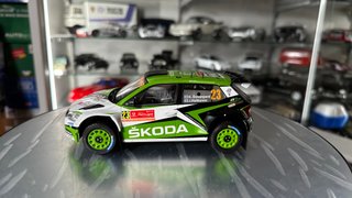 Skoda fabia r5 kalle rovampera escala 1:24
