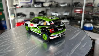 Skoda fabia r5 kalle rovampera escala 1:24