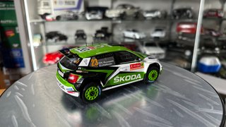 Skoda fabia r5 kalle rovampera escala 1:24