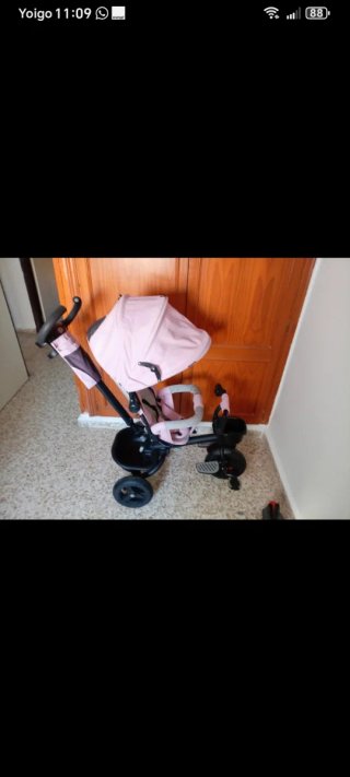 Triciclo infantil rosa