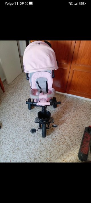 Triciclo infantil rosa