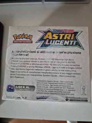 Pokemon Spada Scudo Astri Lucenti sigillato