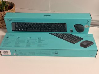 Pack 2 Logitech MK220 Teclado + Ratón Inalámbrico