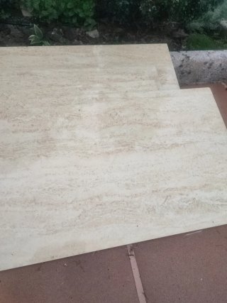 Baldosas estilo Travertino para Baño
