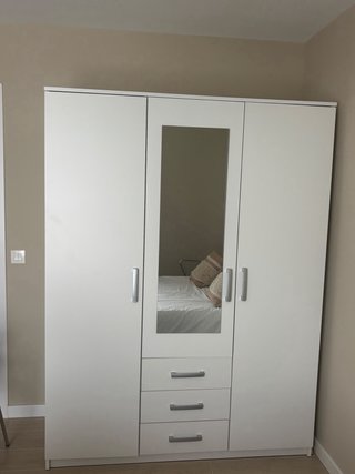 Armario VELLERUP 3 puertas blanco
