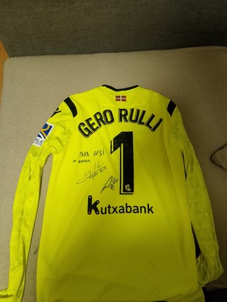 Camiseta Real Sociedad Gero Rulli Talla L