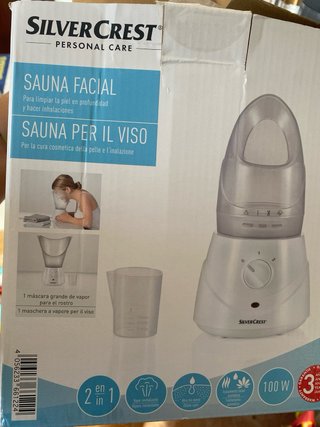 SilverCrest Sauna Facial Vaporizador Limpeza