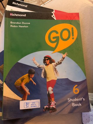 Lote completo 3 libros Richmond GO! 6.ºPrimaria