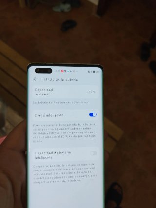 Huawei Mate 40 Pro Plata salud de batería 100%
