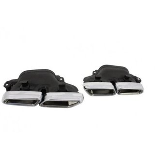 Salidas dobles de escape Mercedes tipo C63 S63 AMG