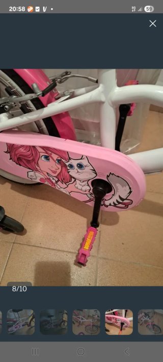 Bicicleta infantil B'TWIN rosa