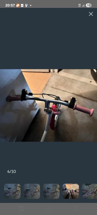 Bicicleta infantil B'TWIN rosa