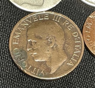 Lote 4 monedas Reino Italia desde 1911