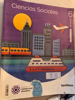 Ciencias Sociales Santillana 6.o de Primaria