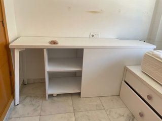 Cama nido blanca con colchón