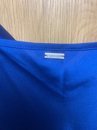 Vestido largo azul