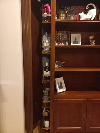 Librería biblioteca de madera maciza