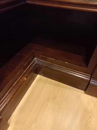 Librería biblioteca de madera maciza