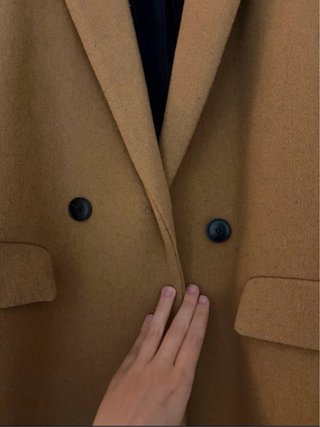 Abrigo Zara Beige