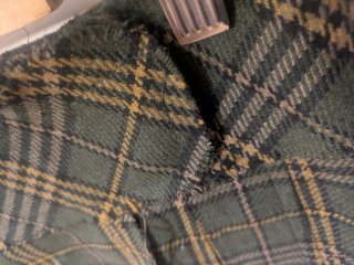 Minifalda Y2K cuadros verde cintura baja