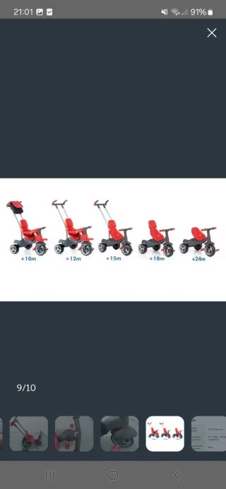 Triciclo Smartrike 5 en 1 molto
