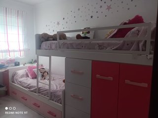 Habitación infantil 2 camas y cajoneras