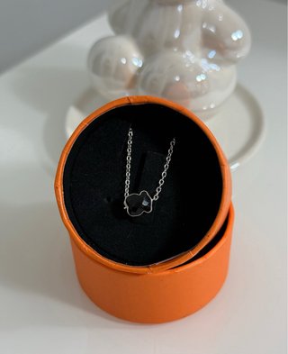 Pulseira Tous Ursinho Preto e Prata