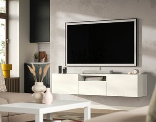 Mueble TV Besta Blanco