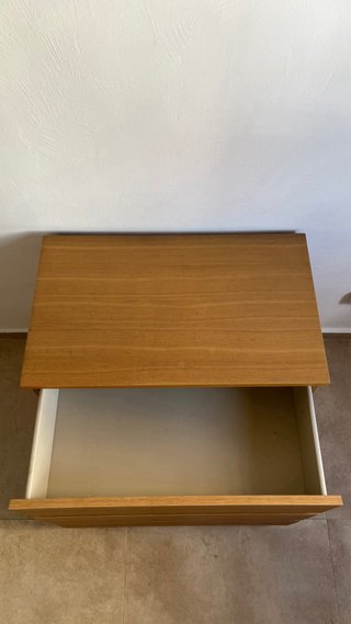 Cómoda IKEA STORKLINTA 3 cajones Roble